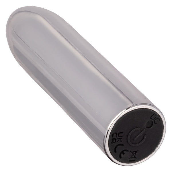 Turbo Buzz 10-Function Rechargeable Classic Bullet - Silver