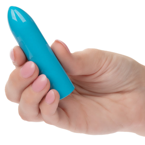 Turbo Buzz 10-Function Rechargeable Classic Bullet - Blue