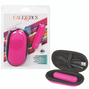 CalExotics Rechargeable Hideaway Bullet - Pink - Extreme Toyz Singapore - https://extremetoyz.com.sg - Sex Toys and Lingerie Online Store - Bondage Gear / Vibrators / Electrosex Toys / Wireless Remote Control Vibes / Sexy Lingerie and Role Play / BDSM / Dungeon Furnitures / Dildos and Strap Ons &nbsp;/ Anal and Prostate Massagers / Anal Douche and Cleaning Aide / Delay Sprays and Gels / Lubricants and more...