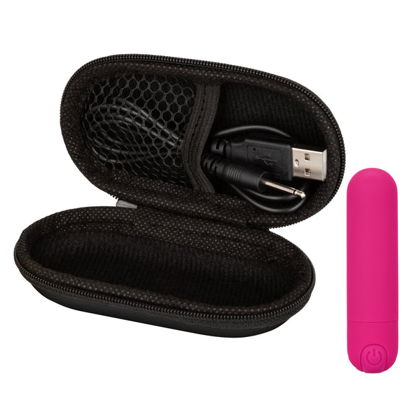 CalExotics Rechargeable Hideaway Bullet - Pink - Extreme Toyz Singapore - https://extremetoyz.com.sg - Sex Toys and Lingerie Online Store - Bondage Gear / Vibrators / Electrosex Toys / Wireless Remote Control Vibes / Sexy Lingerie and Role Play / BDSM / Dungeon Furnitures / Dildos and Strap Ons &nbsp;/ Anal and Prostate Massagers / Anal Douche and Cleaning Aide / Delay Sprays and Gels / Lubricants and more...