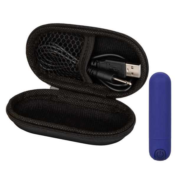 CalExotics Rechargeable Hideaway Bullet - Blue - Extreme Toyz Singapore - https://extremetoyz.com.sg - Sex Toys and Lingerie Online Store - Bondage Gear / Vibrators / Electrosex Toys / Wireless Remote Control Vibes / Sexy Lingerie and Role Play / BDSM / Dungeon Furnitures / Dildos and Strap Ons &nbsp;/ Anal and Prostate Massagers / Anal Douche and Cleaning Aide / Delay Sprays and Gels / Lubricants and more...