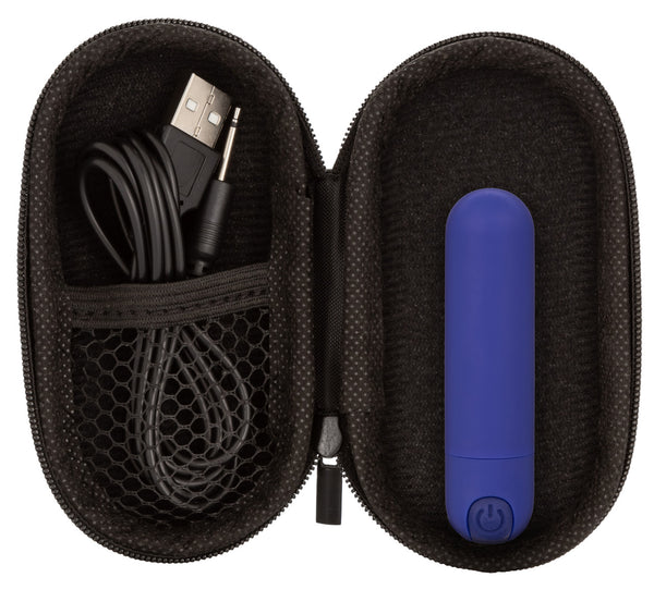 CalExotics Rechargeable Hideaway Bullet - Blue - Extreme Toyz Singapore - https://extremetoyz.com.sg - Sex Toys and Lingerie Online Store - Bondage Gear / Vibrators / Electrosex Toys / Wireless Remote Control Vibes / Sexy Lingerie and Role Play / BDSM / Dungeon Furnitures / Dildos and Strap Ons &nbsp;/ Anal and Prostate Massagers / Anal Douche and Cleaning Aide / Delay Sprays and Gels / Lubricants and more...