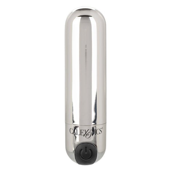 CalExotics Rechargeable Hideaway Bullet - Silver - Extreme Toyz Singapore - https://extremetoyz.com.sg - Sex Toys and Lingerie Online Store - Bondage Gear / Vibrators / Electrosex Toys / Wireless Remote Control Vibes / Sexy Lingerie and Role Play / BDSM / Dungeon Furnitures / Dildos and Strap Ons &nbsp;/ Anal and Prostate Massagers / Anal Douche and Cleaning Aide / Delay Sprays and Gels / Lubricants and more...