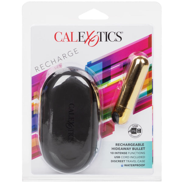 CalExotics Rechargeable Hideaway Bullet - Gold - Extreme Toyz Singapore - https://extremetoyz.com.sg - Sex Toys and Lingerie Online Store - Bondage Gear / Vibrators / Electrosex Toys / Wireless Remote Control Vibes / Sexy Lingerie and Role Play / BDSM / Dungeon Furnitures / Dildos and Strap Ons &nbsp;/ Anal and Prostate Massagers / Anal Douche and Cleaning Aide / Delay Sprays and Gels / Lubricants and more...