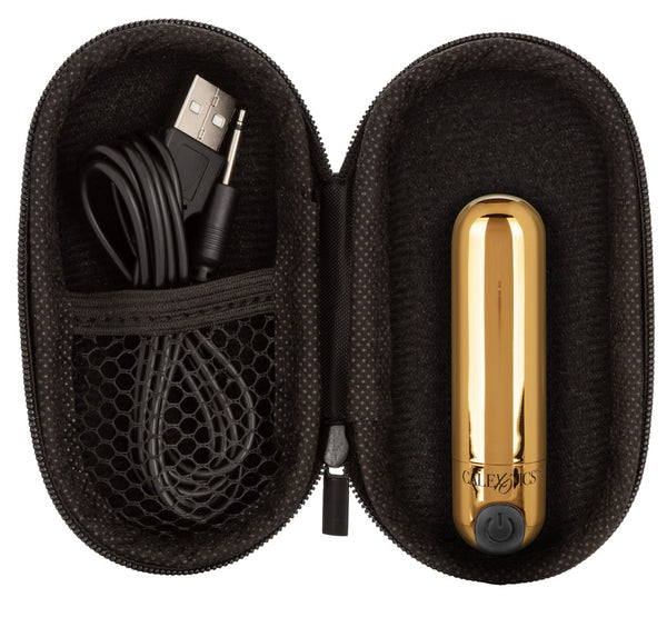 CalExotics Rechargeable Hideaway Bullet - Gold - Extreme Toyz Singapore - https://extremetoyz.com.sg - Sex Toys and Lingerie Online Store - Bondage Gear / Vibrators / Electrosex Toys / Wireless Remote Control Vibes / Sexy Lingerie and Role Play / BDSM / Dungeon Furnitures / Dildos and Strap Ons &nbsp;/ Anal and Prostate Massagers / Anal Douche and Cleaning Aide / Delay Sprays and Gels / Lubricants and more...