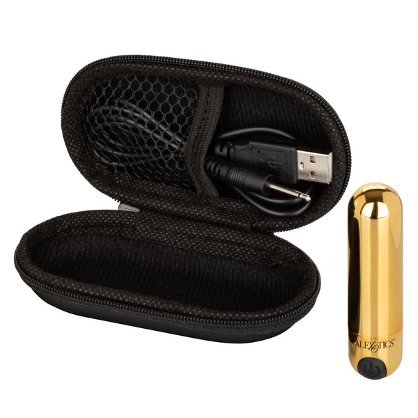 CalExotics Rechargeable Hideaway Bullet - Gold - Extreme Toyz Singapore - https://extremetoyz.com.sg - Sex Toys and Lingerie Online Store - Bondage Gear / Vibrators / Electrosex Toys / Wireless Remote Control Vibes / Sexy Lingerie and Role Play / BDSM / Dungeon Furnitures / Dildos and Strap Ons &nbsp;/ Anal and Prostate Massagers / Anal Douche and Cleaning Aide / Delay Sprays and Gels / Lubricants and more...