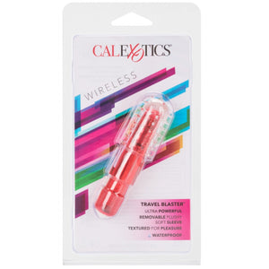 CalExotics Travel Blaster Bullet with Nubby Sleeve - Red - Extreme Toyz Singapore - https://extremetoyz.com.sg - Sex Toys and Lingerie Online Store - Bondage Gear / Vibrators / Electrosex Toys / Wireless Remote Control Vibes / Sexy Lingerie and Role Play / BDSM / Dungeon Furnitures / Dildos and Strap Ons &nbsp;/ Anal and Prostate Massagers / Anal Douche and Cleaning Aide / Delay Sprays and Gels / Lubricants and more...