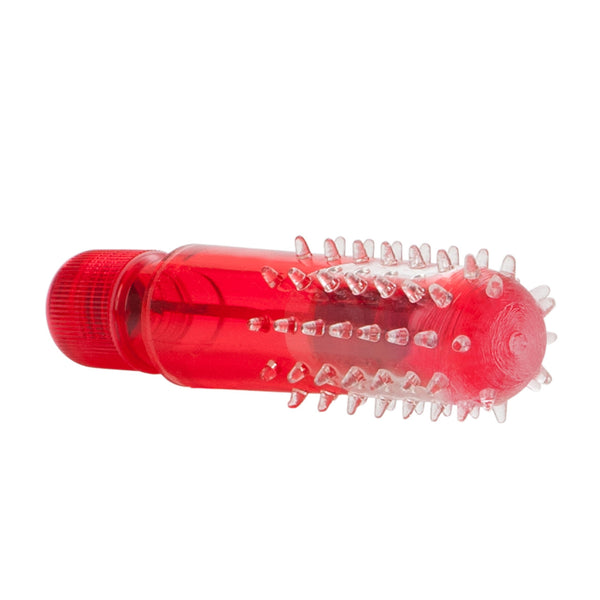 CalExotics Travel Blaster Bullet with Nubby Sleeve - Red - Extreme Toyz Singapore - https://extremetoyz.com.sg - Sex Toys and Lingerie Online Store - Bondage Gear / Vibrators / Electrosex Toys / Wireless Remote Control Vibes / Sexy Lingerie and Role Play / BDSM / Dungeon Furnitures / Dildos and Strap Ons &nbsp;/ Anal and Prostate Massagers / Anal Douche and Cleaning Aide / Delay Sprays and Gels / Lubricants and more...