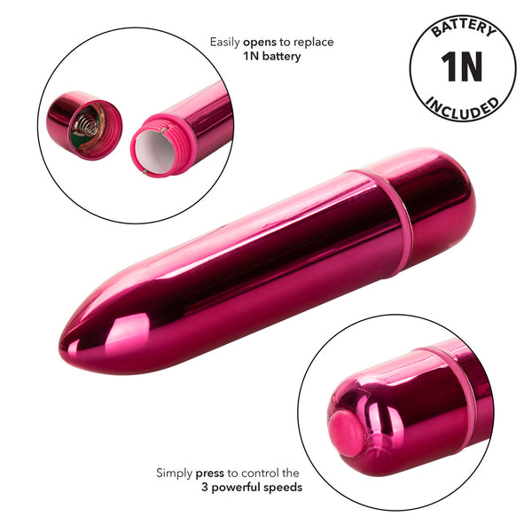 CalExotics High Intensity Bullet - Pink - Extreme Toyz Singapore - https://extremetoyz.com.sg - Sex Toys and Lingerie Online Store - Bondage Gear / Vibrators / Electrosex Toys / Wireless Remote Control Vibes / Sexy Lingerie and Role Play / BDSM / Dungeon Furnitures / Dildos and Strap Ons &nbsp;/ Anal and Prostate Massagers / Anal Douche and Cleaning Aide / Delay Sprays and Gels / Lubricants and more...