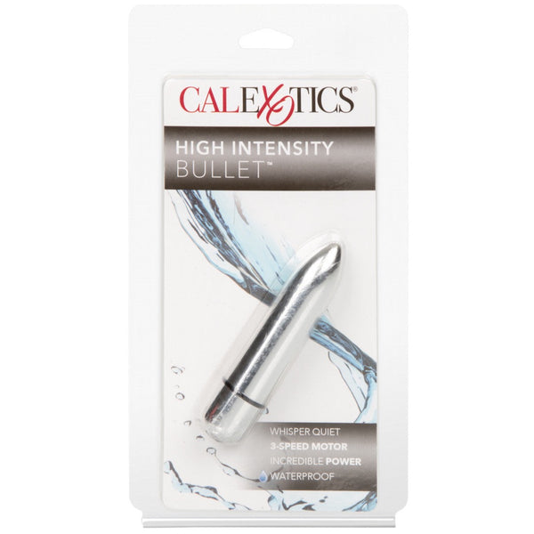 CalExotics High Intensity Bullet - Silver - Extreme Toyz Singapore - https://extremetoyz.com.sg - Sex Toys and Lingerie Online Store - Bondage Gear / Vibrators / Electrosex Toys / Wireless Remote Control Vibes / Sexy Lingerie and Role Play / BDSM / Dungeon Furnitures / Dildos and Strap Ons &nbsp;/ Anal and Prostate Massagers / Anal Douche and Cleaning Aide / Delay Sprays and Gels / Lubricants and more...