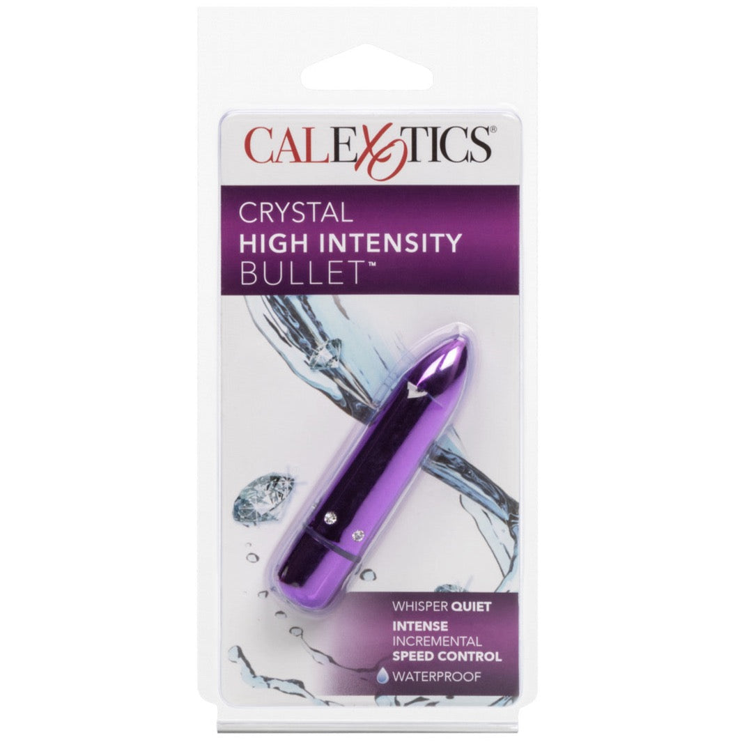 CalExotics Crystal High Intensity Bullet - Purple - Extreme Toyz Singapore - https://extremetoyz.com.sg - Sex Toys and Lingerie Online Store - Bondage Gear / Vibrators / Electrosex Toys / Wireless Remote Control Vibes / Sexy Lingerie and Role Play / BDSM / Dungeon Furnitures / Dildos and Strap Ons &nbsp;/ Anal and Prostate Massagers / Anal Douche and Cleaning Aide / Delay Sprays and Gels / Lubricants and more...