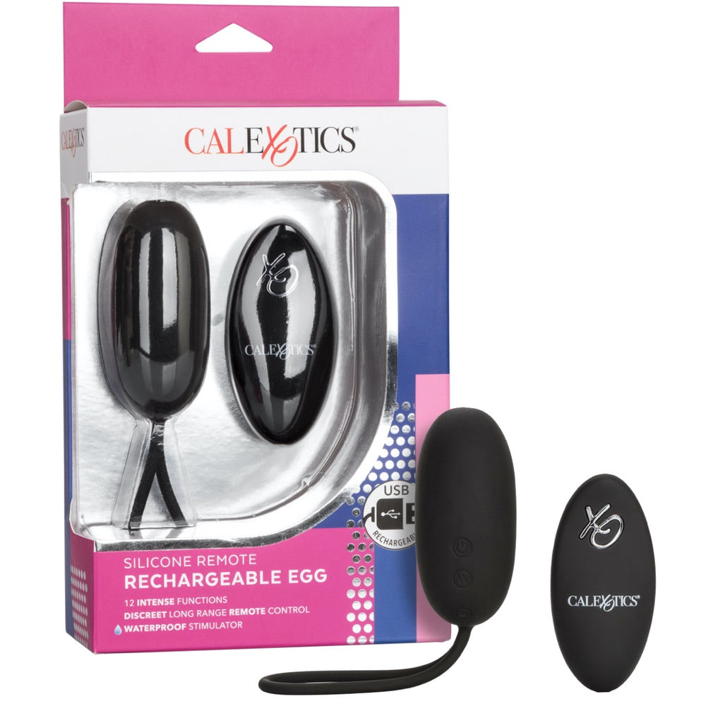 CalExotics Remote Controlled Silicone Remote Rechargeable Egg - Extreme Toyz Singapore - https://extremetoyz.com.sg - Sex Toys and Lingerie Online Store - Bondage Gear / Vibrators / Electrosex Toys / Wireless Remote Control Vibes / Sexy Lingerie and Role Play / BDSM / Dungeon Furnitures / Dildos and Strap Ons &nbsp;/ Anal and Prostate Massagers / Anal Douche and Cleaning Aide / Delay Sprays and Gels / Lubricants and more...