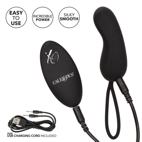 CalExotics Remote Controlled Silicone Remote Rechargeable Curve Vibe - Extreme Toyz Singapore - https://extremetoyz.com.sg - Sex Toys and Lingerie Online Store - Bondage Gear / Vibrators / Electrosex Toys / Wireless Remote Control Vibes / Sexy Lingerie and Role Play / BDSM / Dungeon Furnitures / Dildos and Strap Ons &nbsp;/ Anal and Prostate Massagers / Anal Douche and Cleaning Aide / Delay Sprays and Gels / Lubricants and more...