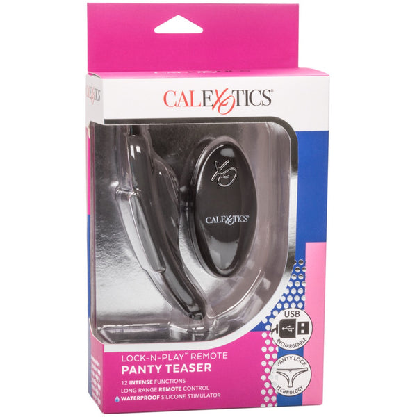 CalExotics Remote Controlled Lock-N-Play Rechargeable Panty Teaser - Extreme Toyz Singapore - https://extremetoyz.com.sg - Sex Toys and Lingerie Online Store - Bondage Gear / Vibrators / Electrosex Toys / Wireless Remote Control Vibes / Sexy Lingerie and Role Play / BDSM / Dungeon Furnitures / Dildos and Strap Ons &nbsp;/ Anal and Prostate Massagers / Anal Douche and Cleaning Aide / Delay Sprays and Gels / Lubricants and more...