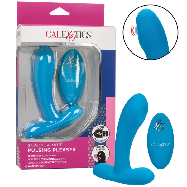 CalExotics 12 Functions Remote Control Silicone Remote Pulsing Pleaser Rechargeable Vibrator - Extreme Toyz Singapore - https://extremetoyz.com.sg - Sex Toys and Lingerie Online Store - Bondage Gear / Vibrators / Electrosex Toys / Wireless Remote Control Vibes / Sexy Lingerie and Role Play / BDSM / Dungeon Furnitures / Dildos and Strap Ons  / Anal and Prostate Massagers / Anal Douche and Cleaning Aide / Delay Sprays and Gels / Lubricants and more...  