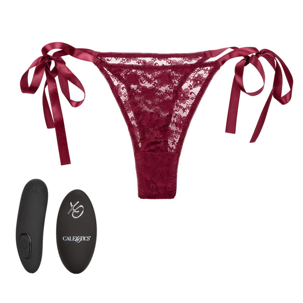 CalExotics Remote Control Lace Thong Set (2 Colours Available) - Extreme Toyz Singapore - https://extremetoyz.com.sg - Sex Toys and Lingerie Online Store - Bondage Gear / Vibrators / Electrosex Toys / Wireless Remote Control Vibes / Sexy Lingerie and Role Play / BDSM / Dungeon Furnitures / Dildos and Strap Ons &nbsp;/ Anal and Prostate Massagers / Anal Douche and Cleaning Aide / Delay Sprays and Gels / Lubricants and more...