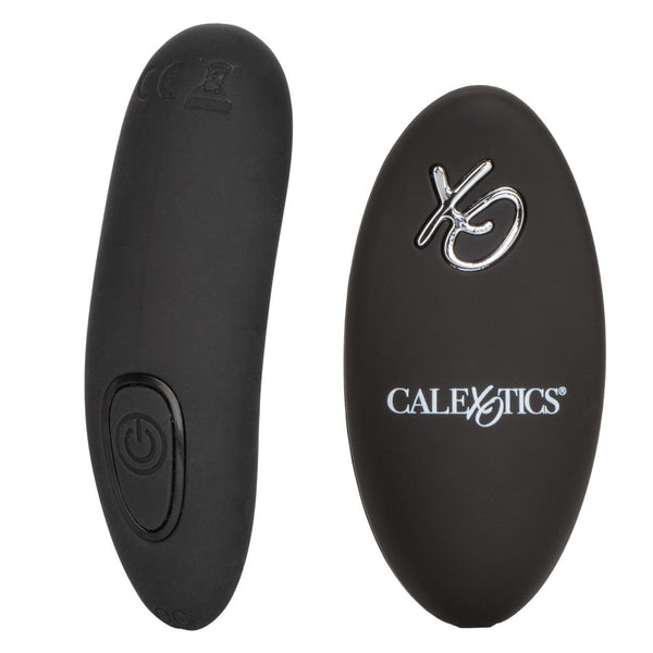 CalExotics Remote Controlled Lace Thong Rechargeable Panty Teaser Set - Black - Extreme Toyz Singapore - https://extremetoyz.com.sg - Sex Toys and Lingerie Online Store - Bondage Gear / Vibrators / Electrosex Toys / Wireless Remote Control Vibes / Sexy Lingerie and Role Play / BDSM / Dungeon Furnitures / Dildos and Strap Ons &nbsp;/ Anal and Prostate Massagers / Anal Douche and Cleaning Aide / Delay Sprays and Gels / Lubricants and more...