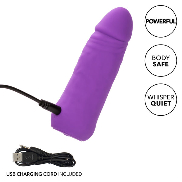 4.25" Mini Vibrating Studs - Purple