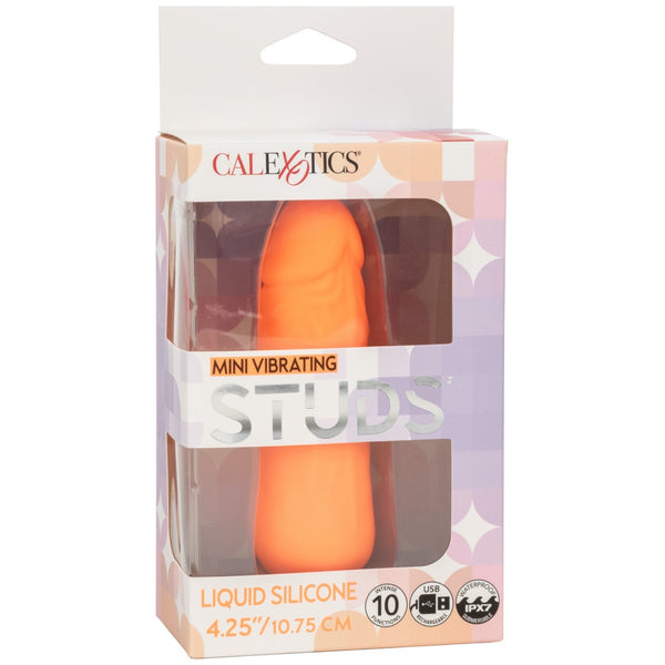 4.25" Mini Vibrating Studs - Orange