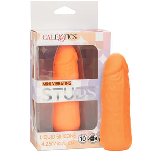 4.25" Mini Vibrating Studs - Orange