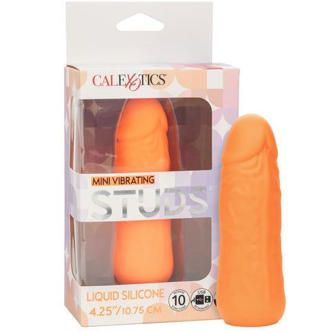 4.25" Mini Vibrating Studs - Orange