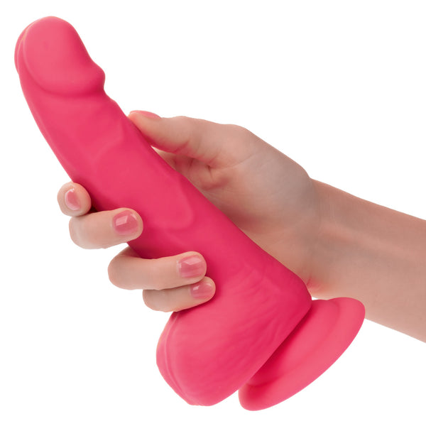 CalExotics Neon Silicone Studs 6" Dildo - Pink - Extreme Toyz Singapore - https://extremetoyz.com.sg - Sex Toys and Lingerie Online Store - Bondage Gear / Vibrators / Electrosex Toys / Wireless Remote Control Vibes / Sexy Lingerie and Role Play / BDSM / Dungeon Furnitures / Dildos and Strap Ons &nbsp;/ Anal and Prostate Massagers / Anal Douche and Cleaning Aide / Delay Sprays and Gels / Lubricants and more...