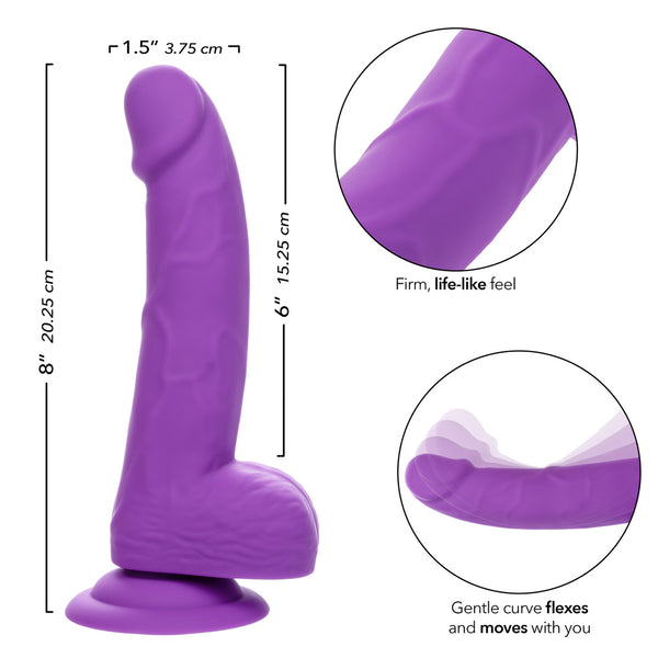 CalExotics Neon Silicone Studs 6" Dildo - Purple - Extreme Toyz Singapore - https://extremetoyz.com.sg - Sex Toys and Lingerie Online Store - Bondage Gear / Vibrators / Electrosex Toys / Wireless Remote Control Vibes / Sexy Lingerie and Role Play / BDSM / Dungeon Furnitures / Dildos and Strap Ons &nbsp;/ Anal and Prostate Massagers / Anal Douche and Cleaning Aide / Delay Sprays and Gels / Lubricants and more...