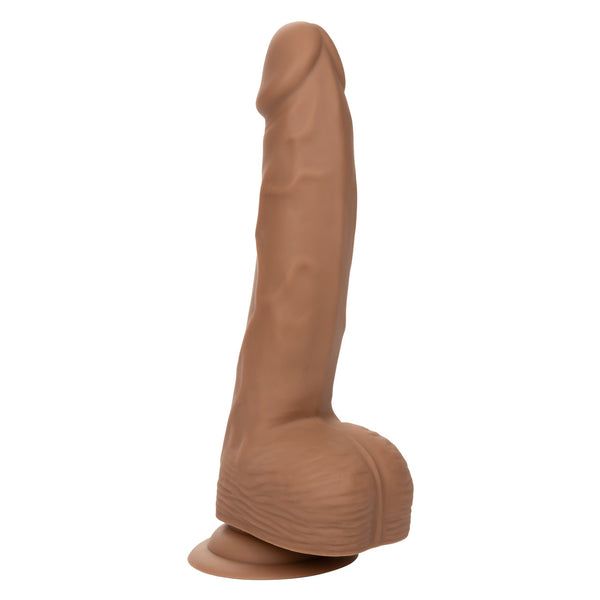 CalExotics Silicone Studs™ 8" Dildo - Brown - Extreme Toyz Singapore - https://extremetoyz.com.sg - Sex Toys and Lingerie Online Store - Bondage Gear / Vibrators / Electrosex Toys / Wireless Remote Control Vibes / Sexy Lingerie and Role Play / BDSM / Dungeon Furnitures / Dildos and Strap Ons &nbsp;/ Anal and Prostate Massagers / Anal Douche and Cleaning Aide / Delay Sprays and Gels / Lubricants and more...