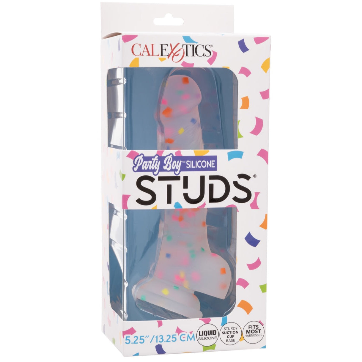 Party Boy Silicone Studs 5.25" Dildo