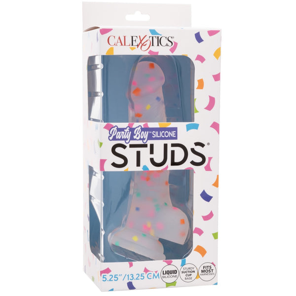 Party Boy Silicone Studs 5.25" Dildo
