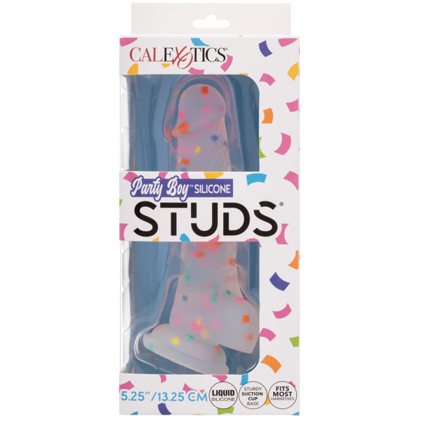 Party Boy Silicone Studs 5.25" Dildo