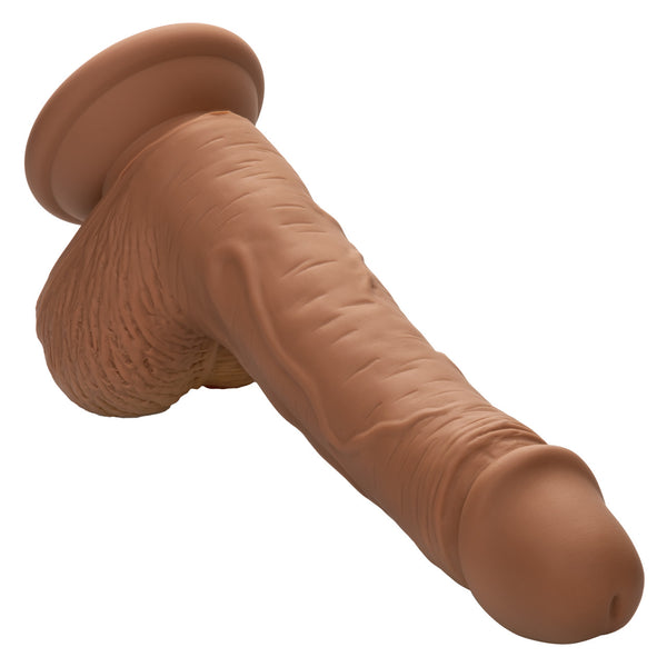 CalExotics Dual Density Silicone Studs 5” Dildo - Brown - Extreme Toyz Singapore - https://extremetoyz.com.sg - Sex Toys and Lingerie Online Store - Bondage Gear / Vibrators / Electrosex Toys / Wireless Remote Control Vibes / Sexy Lingerie and Role Play / BDSM / Dungeon Furnitures / Dildos and Strap Ons &nbsp;/ Anal and Prostate Massagers / Anal Douche and Cleaning Aide / Delay Sprays and Gels / Lubricants and more...