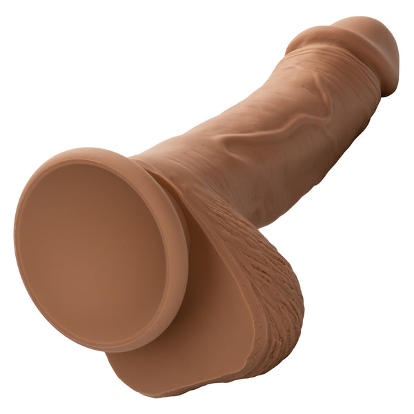 CalExotics Dual Density Silicone Studs 5” Dildo - Brown - Extreme Toyz Singapore - https://extremetoyz.com.sg - Sex Toys and Lingerie Online Store - Bondage Gear / Vibrators / Electrosex Toys / Wireless Remote Control Vibes / Sexy Lingerie and Role Play / BDSM / Dungeon Furnitures / Dildos and Strap Ons &nbsp;/ Anal and Prostate Massagers / Anal Douche and Cleaning Aide / Delay Sprays and Gels / Lubricants and more...