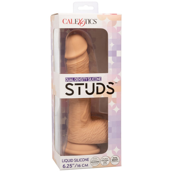 CalExotics Dual Density Silicone Studs 6.25” Dildo - Ivory - Extreme Toyz Singapore - https://extremetoyz.com.sg - Sex Toys and Lingerie Online Store - Bondage Gear / Vibrators / Electrosex Toys / Wireless Remote Control Vibes / Sexy Lingerie and Role Play / BDSM / Dungeon Furnitures / Dildos and Strap Ons &nbsp;/ Anal and Prostate Massagers / Anal Douche and Cleaning Aide / Delay Sprays and Gels / Lubricants and more...