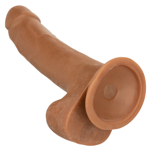 CalExotics Size Queen 8" Dildo - Brown - Extreme Toyz Singapore - https://extremetoyz.com.sg - Sex Toys and Lingerie Online Store - Bondage Gear / Vibrators / Electrosex Toys / Wireless Remote Control Vibes / Sexy Lingerie and Role Play / BDSM / Dungeon Furnitures / Dildos and Strap Ons &nbsp;/ Anal and Prostate Massagers / Anal Douche and Cleaning Aide / Delay Sprays and Gels / Lubricants and more...