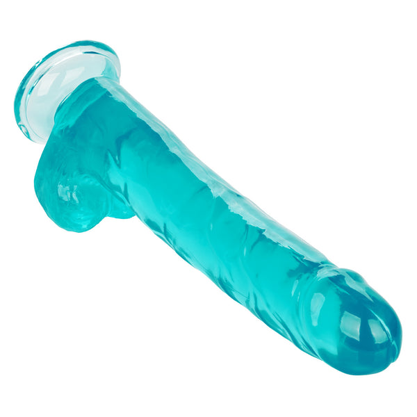CalExotics Size Queen 10" Dildo - Blue - Extreme Toyz Singapore - https://extremetoyz.com.sg - Sex Toys and Lingerie Online Store - Bondage Gear / Vibrators / Electrosex Toys / Wireless Remote Control Vibes / Sexy Lingerie and Role Play / BDSM / Dungeon Furnitures / Dildos and Strap Ons &nbsp;/ Anal and Prostate Massagers / Anal Douche and Cleaning Aide / Delay Sprays and Gels / Lubricants and more...