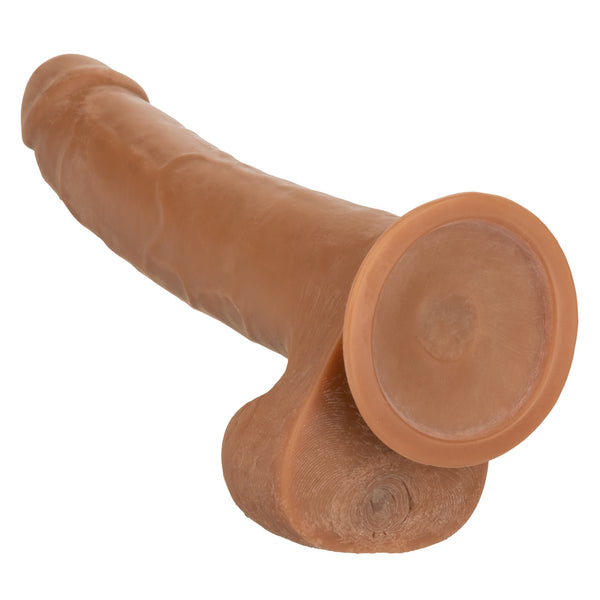 CalExotics Size Queen 10" Dildo - Brown - Extreme Toyz Singapore - https://extremetoyz.com.sg - Sex Toys and Lingerie Online Store - Bondage Gear / Vibrators / Electrosex Toys / Wireless Remote Control Vibes / Sexy Lingerie and Role Play / BDSM / Dungeon Furnitures / Dildos and Strap Ons &nbsp;/ Anal and Prostate Massagers / Anal Douche and Cleaning Aide / Delay Sprays and Gels / Lubricants and more...