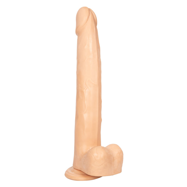 CalExotics Size Queen 12" Dildo - Ivory - Extreme Toyz Singapore - https://extremetoyz.com.sg - Sex Toys and Lingerie Online Store - Bondage Gear / Vibrators / Electrosex Toys / Wireless Remote Control Vibes / Sexy Lingerie and Role Play / BDSM / Dungeon Furnitures / Dildos and Strap Ons &nbsp;/ Anal and Prostate Massagers / Anal Douche and Cleaning Aide / Delay Sprays and Gels / Lubricants and more...