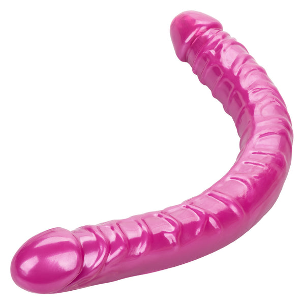 CalExotics Size Queen 17”  Double-Ended Dildo - Pink - Extreme Toyz Singapore - https://extremetoyz.com.sg - Sex Toys and Lingerie Online Store - Bondage Gear / Vibrators / Electrosex Toys / Wireless Remote Control Vibes / Sexy Lingerie and Role Play / BDSM / Dungeon Furnitures / Dildos and Strap Ons &nbsp;/ Anal and Prostate Massagers / Anal Douche and Cleaning Aide / Delay Sprays and Gels / Lubricants and more...