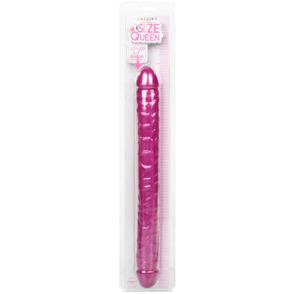 CalExotics Size Queen 17”  Double-Ended Dildo - Pink - Extreme Toyz Singapore - https://extremetoyz.com.sg - Sex Toys and Lingerie Online Store - Bondage Gear / Vibrators / Electrosex Toys / Wireless Remote Control Vibes / Sexy Lingerie and Role Play / BDSM / Dungeon Furnitures / Dildos and Strap Ons &nbsp;/ Anal and Prostate Massagers / Anal Douche and Cleaning Aide / Delay Sprays and Gels / Lubricants and more...