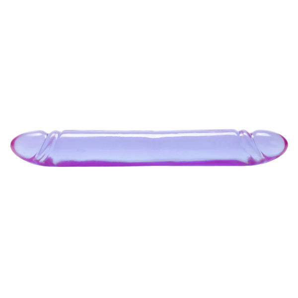 CalExotics Playful Dongs Reflective Gel Smooth Double Dong - Purple - Extreme Toyz Singapore - https://extremetoyz.com.sg - Sex Toys and Lingerie Online Store - Bondage Gear / Vibrators / Electrosex Toys / Wireless Remote Control Vibes / Sexy Lingerie and Role Play / BDSM / Dungeon Furnitures / Dildos and Strap Ons &nbsp;/ Anal and Prostate Massagers / Anal Douche and Cleaning Aide / Delay Sprays and Gels / Lubricants and more...