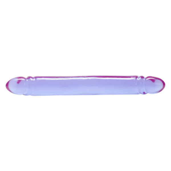 CalExotics Playful Dongs Reflective Gel Smooth Double Dong - Purple - Extreme Toyz Singapore - https://extremetoyz.com.sg - Sex Toys and Lingerie Online Store - Bondage Gear / Vibrators / Electrosex Toys / Wireless Remote Control Vibes / Sexy Lingerie and Role Play / BDSM / Dungeon Furnitures / Dildos and Strap Ons &nbsp;/ Anal and Prostate Massagers / Anal Douche and Cleaning Aide / Delay Sprays and Gels / Lubricants and more...