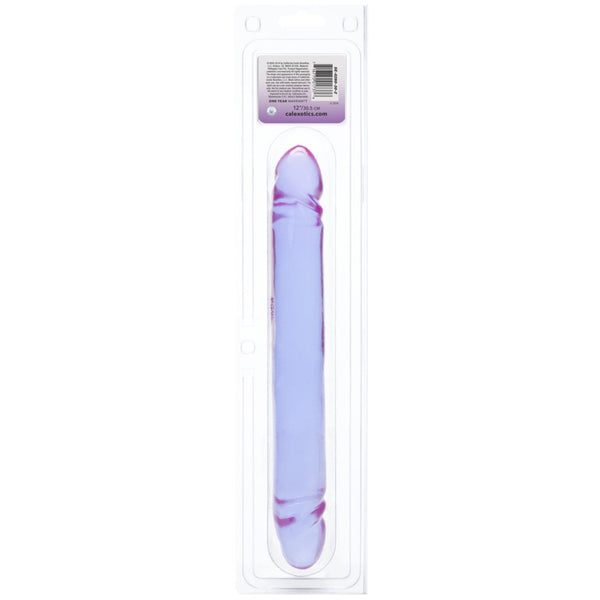 CalExotics Playful Dongs Reflective Gel Smooth Double Dong - Purple - Extreme Toyz Singapore - https://extremetoyz.com.sg - Sex Toys and Lingerie Online Store - Bondage Gear / Vibrators / Electrosex Toys / Wireless Remote Control Vibes / Sexy Lingerie and Role Play / BDSM / Dungeon Furnitures / Dildos and Strap Ons &nbsp;/ Anal and Prostate Massagers / Anal Douche and Cleaning Aide / Delay Sprays and Gels / Lubricants and more...