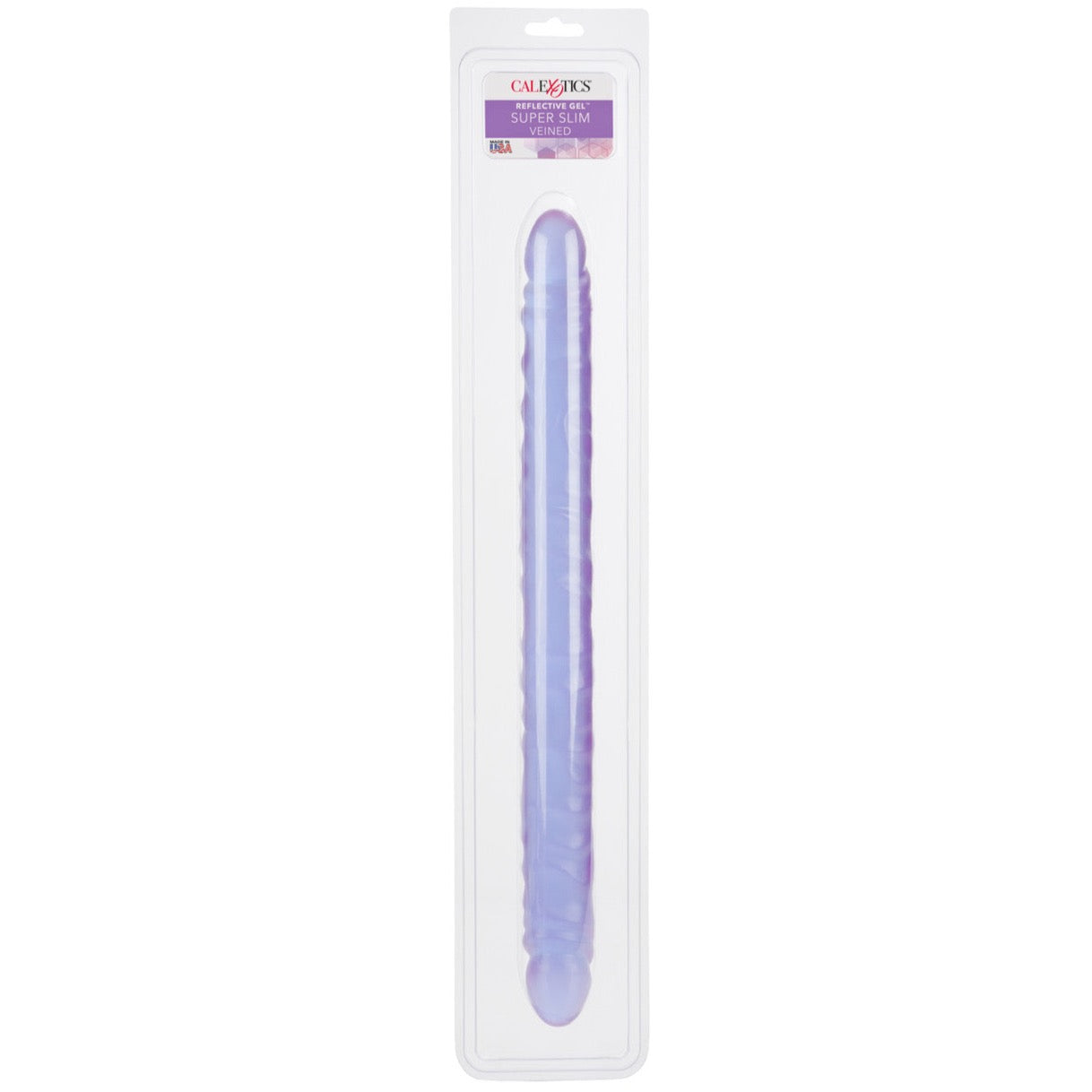 CalExotics Playful Dongs 17.5" Reflective Gel Veined Super Slim Dong - Purple - Extreme Toyz Singapore - https://extremetoyz.com.sg - Sex Toys and Lingerie Online Store - Bondage Gear / Vibrators / Electrosex Toys / Wireless Remote Control Vibes / Sexy Lingerie and Role Play / BDSM / Dungeon Furnitures / Dildos and Strap Ons &nbsp;/ Anal and Prostate Massagers / Anal Douche and Cleaning Aide / Delay Sprays and Gels / Lubricants and more...