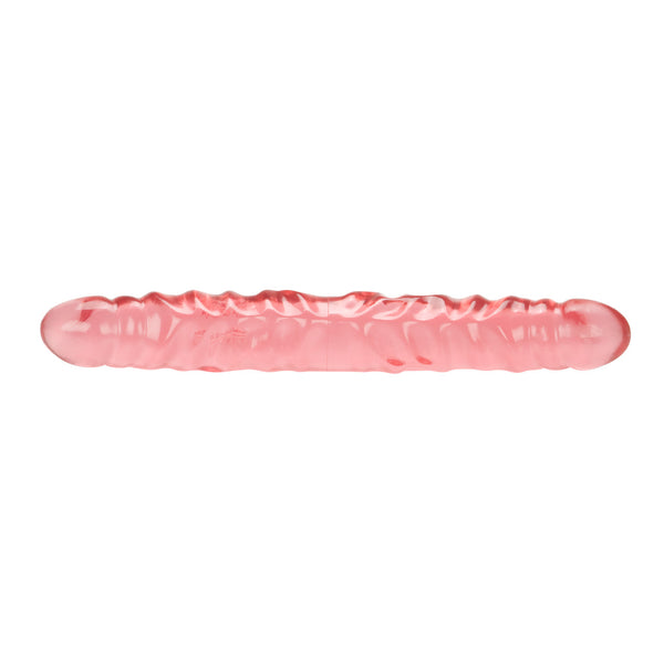 CalExotics Playful Dongs Veined Double Dong 12" - Pink - Extreme Toyz Singapore - https://extremetoyz.com.sg - Sex Toys and Lingerie Online Store - Bondage Gear / Vibrators / Electrosex Toys / Wireless Remote Control Vibes / Sexy Lingerie and Role Play / BDSM / Dungeon Furnitures / Dildos and Strap Ons &nbsp;/ Anal and Prostate Massagers / Anal Douche and Cleaning Aide / Delay Sprays and Gels / Lubricants and more...