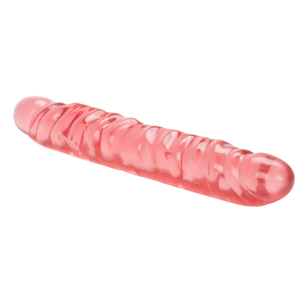 CalExotics Playful Dongs Veined Double Dong 12" - Pink - Extreme Toyz Singapore - https://extremetoyz.com.sg - Sex Toys and Lingerie Online Store - Bondage Gear / Vibrators / Electrosex Toys / Wireless Remote Control Vibes / Sexy Lingerie and Role Play / BDSM / Dungeon Furnitures / Dildos and Strap Ons &nbsp;/ Anal and Prostate Massagers / Anal Douche and Cleaning Aide / Delay Sprays and Gels / Lubricants and more...