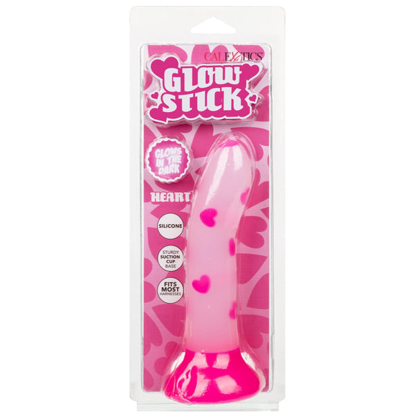 CalExotics Glow Stick Heart Glow-In-The Dark Silicone Dildo - Extreme Toyz Singapore - https://extremetoyz.com.sg - Sex Toys and Lingerie Online Store - Bondage Gear / Vibrators / Electrosex Toys / Wireless Remote Control Vibes / Sexy Lingerie and Role Play / BDSM / Dungeon Furnitures / Dildos and Strap Ons &nbsp;/ Anal and Prostate Massagers / Anal Douche and Cleaning Aide / Delay Sprays and Gels / Lubricants and more...