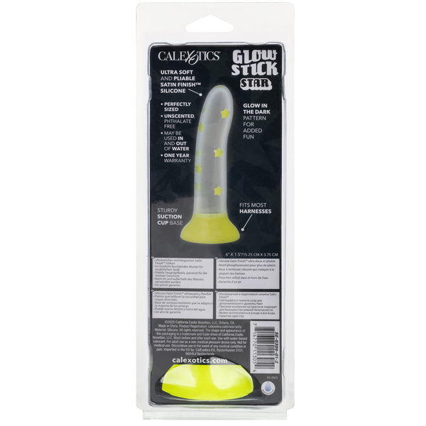 Glow Stick Star Glow-In-The Dark Silicone Dildo