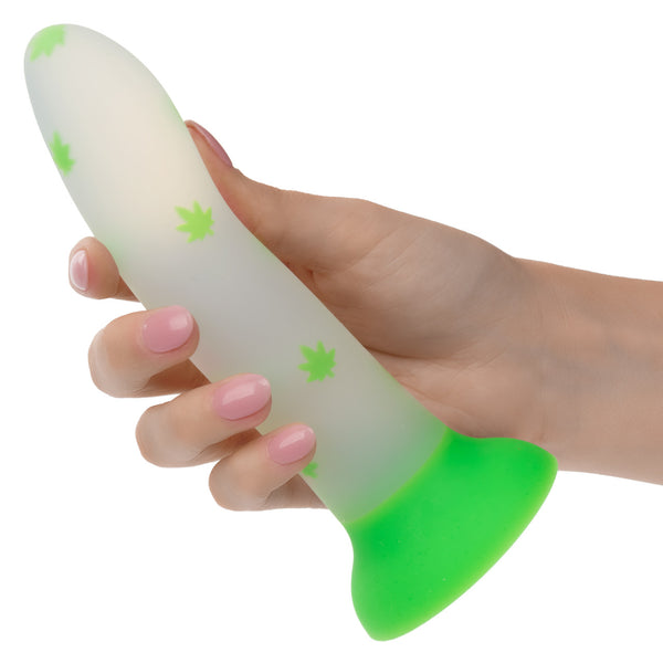 CalExotics Glow Stick Leaf Glow-In-The Dark Silicone Dildo - Extreme Toyz Singapore - https://extremetoyz.com.sg - Sex Toys and Lingerie Online Store - Bondage Gear / Vibrators / Electrosex Toys / Wireless Remote Control Vibes / Sexy Lingerie and Role Play / BDSM / Dungeon Furnitures / Dildos and Strap Ons &nbsp;/ Anal and Prostate Massagers / Anal Douche and Cleaning Aide / Delay Sprays and Gels / Lubricants and more...