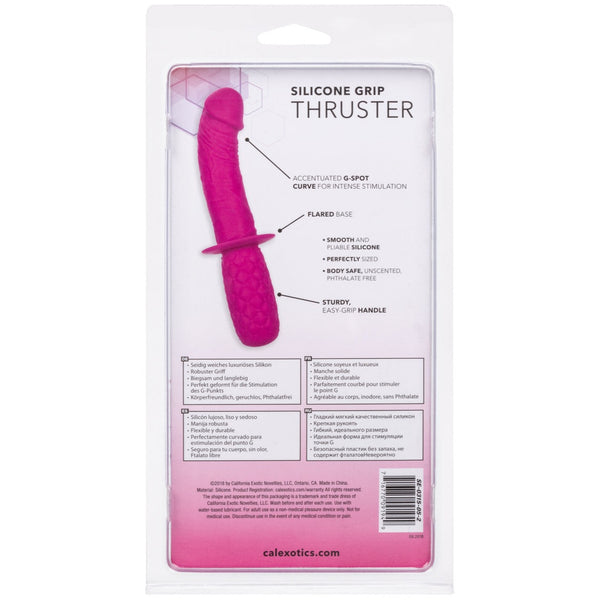 CalExotics Playful Dongs Silicone Grip Thruster - Pink - Extreme Toyz Singapore - https://extremetoyz.com.sg - Sex Toys and Lingerie Online Store - Bondage Gear / Vibrators / Electrosex Toys / Wireless Remote Control Vibes / Sexy Lingerie and Role Play / BDSM / Dungeon Furnitures / Dildos and Strap Ons &nbsp;/ Anal and Prostate Massagers / Anal Douche and Cleaning Aide / Delay Sprays and Gels / Lubricants and more...